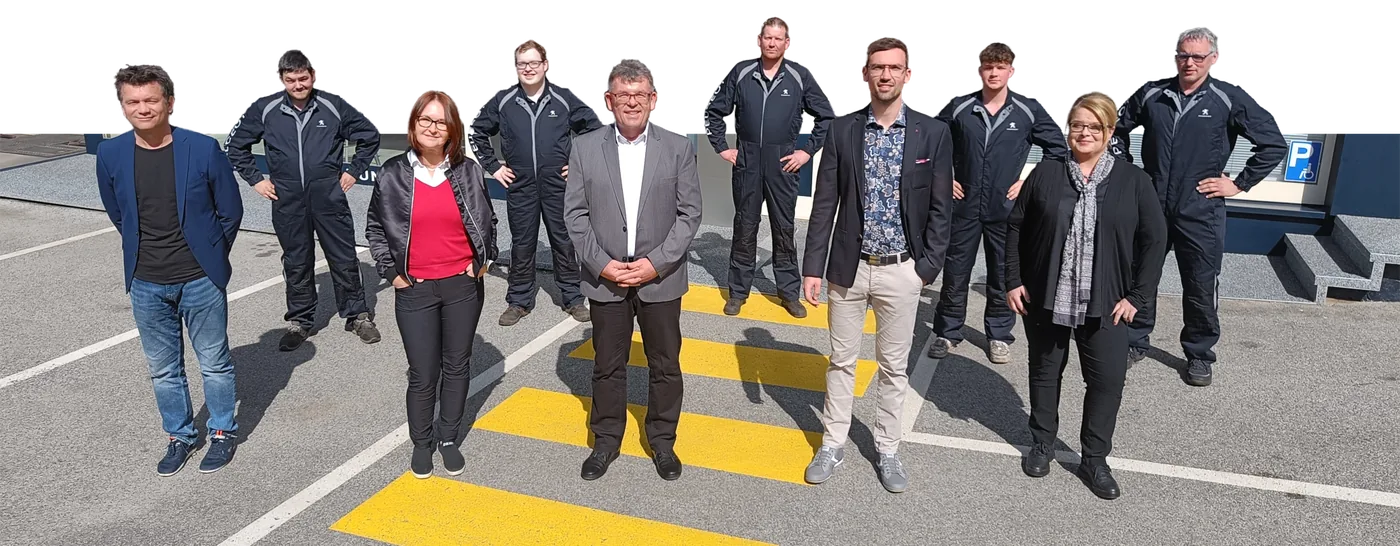 Das Team des Autohauses Rasser